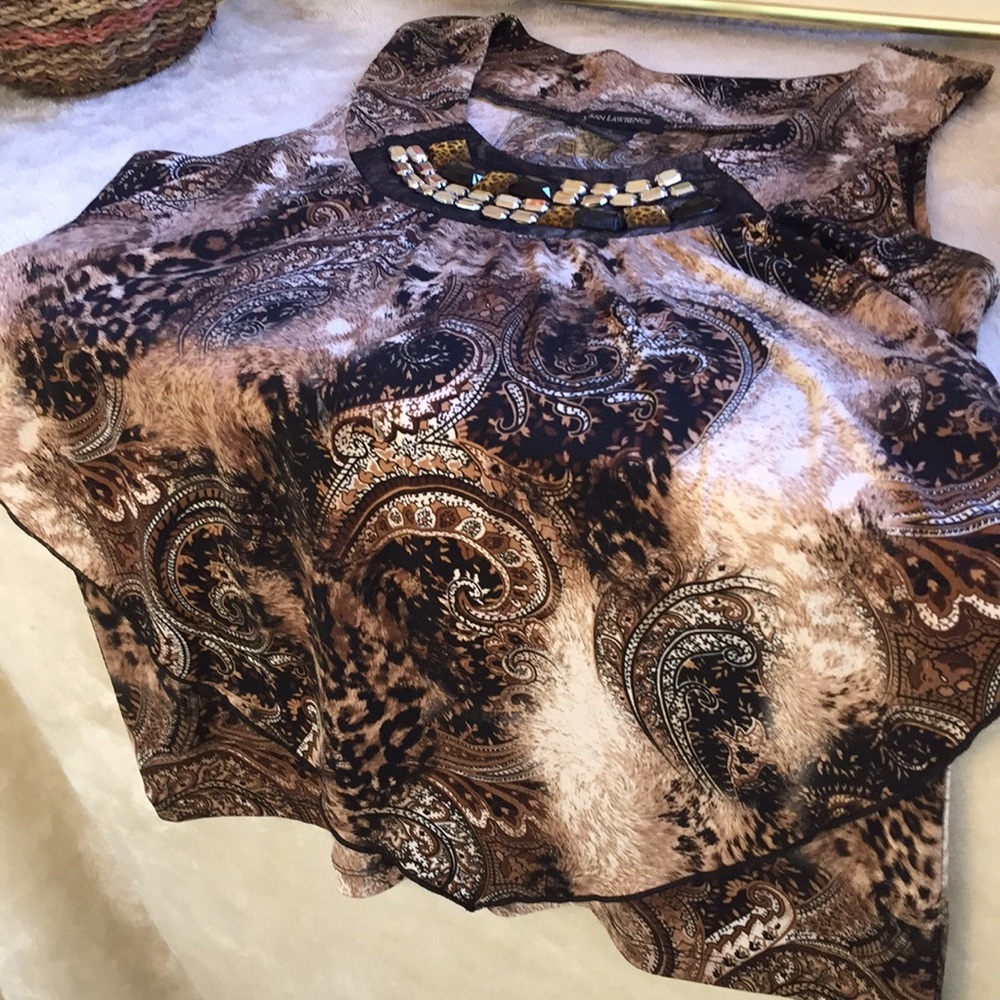 Susan Lawrence Embellished Top